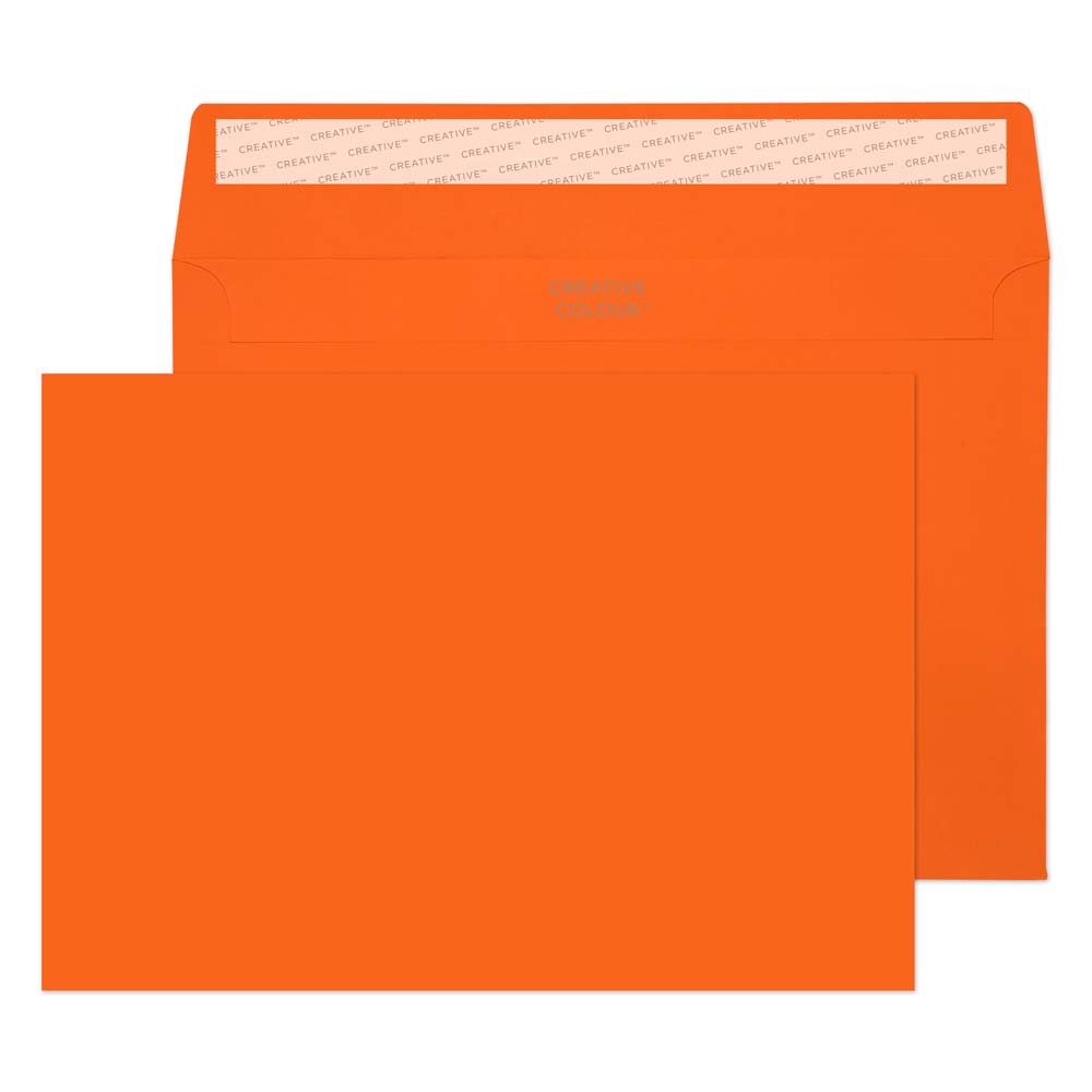 Enveloppe C5 (162x229) orange Enveloppes couleur