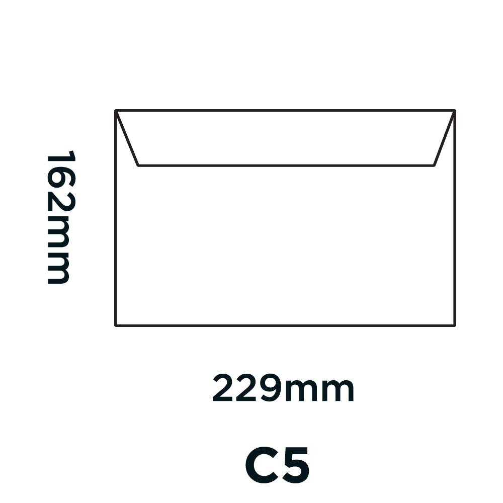 C5 Avocado Green 120gsm Peel & Seal Envelopes (Qty 500) 162mm x 229mm