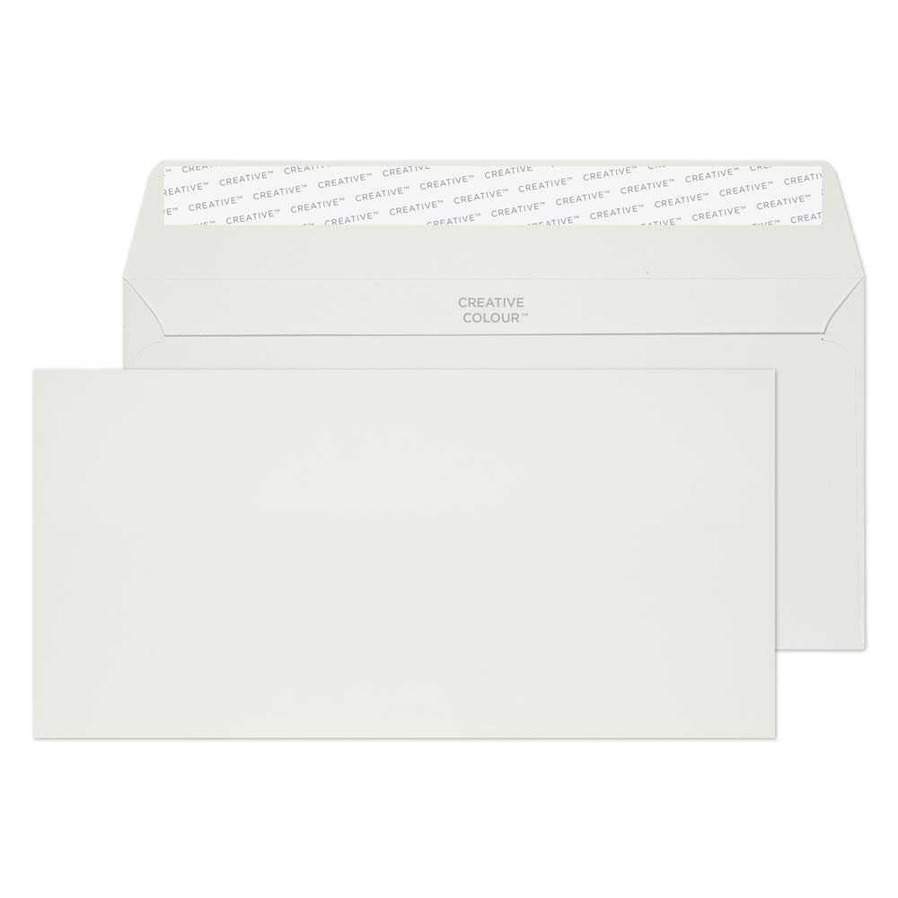 DL+ French Grey 120gsm Peel & Seal Envelopes (Qty 500) 114mm x 229mm